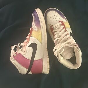Cool colorful high top Nikes